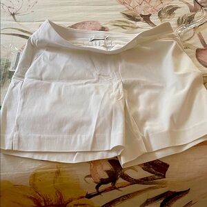 New York & Company High Waist White Shorts